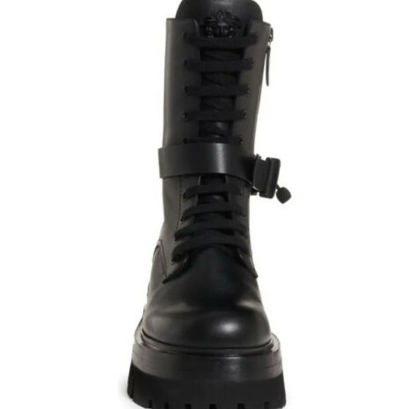 Versace Medusa Combat Boot Size 39 - Picture 4 of 6